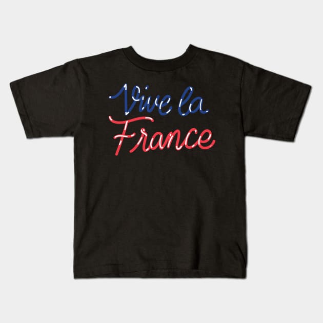 Vive La France Kids T-Shirt by Ammar Store